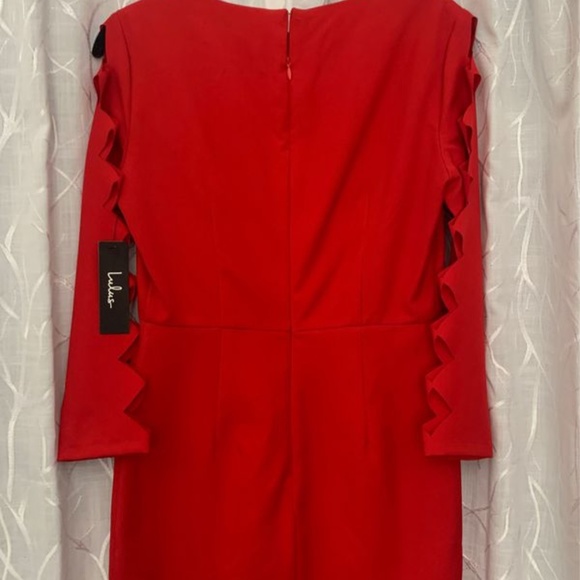 LULU’S Red “Lights Down” Dress - Picture 2 of 6